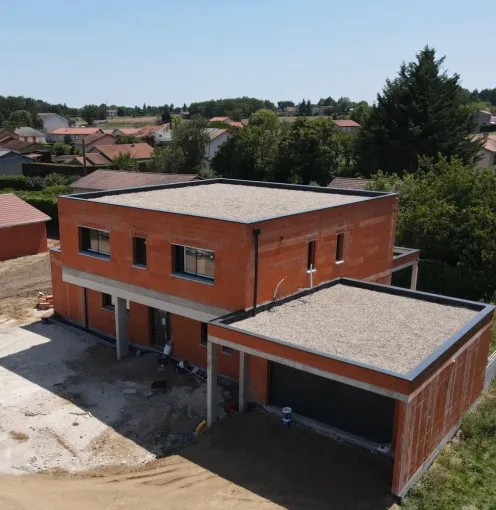 Construction d'une maison neuve contemporaine proche de Roanne, proche de Roanne, BOURNEZ GUILLOT