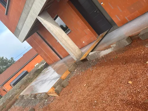 Réalisation de la dalle en béton pour terrasse proche de Roanne, proche de Roanne, BOURNEZ GUILLOT